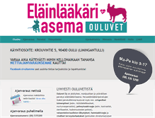 Tablet Screenshot of ouluvet.fi